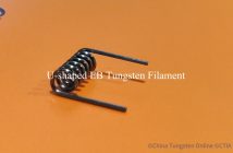 U-shaped EB tungsten filament